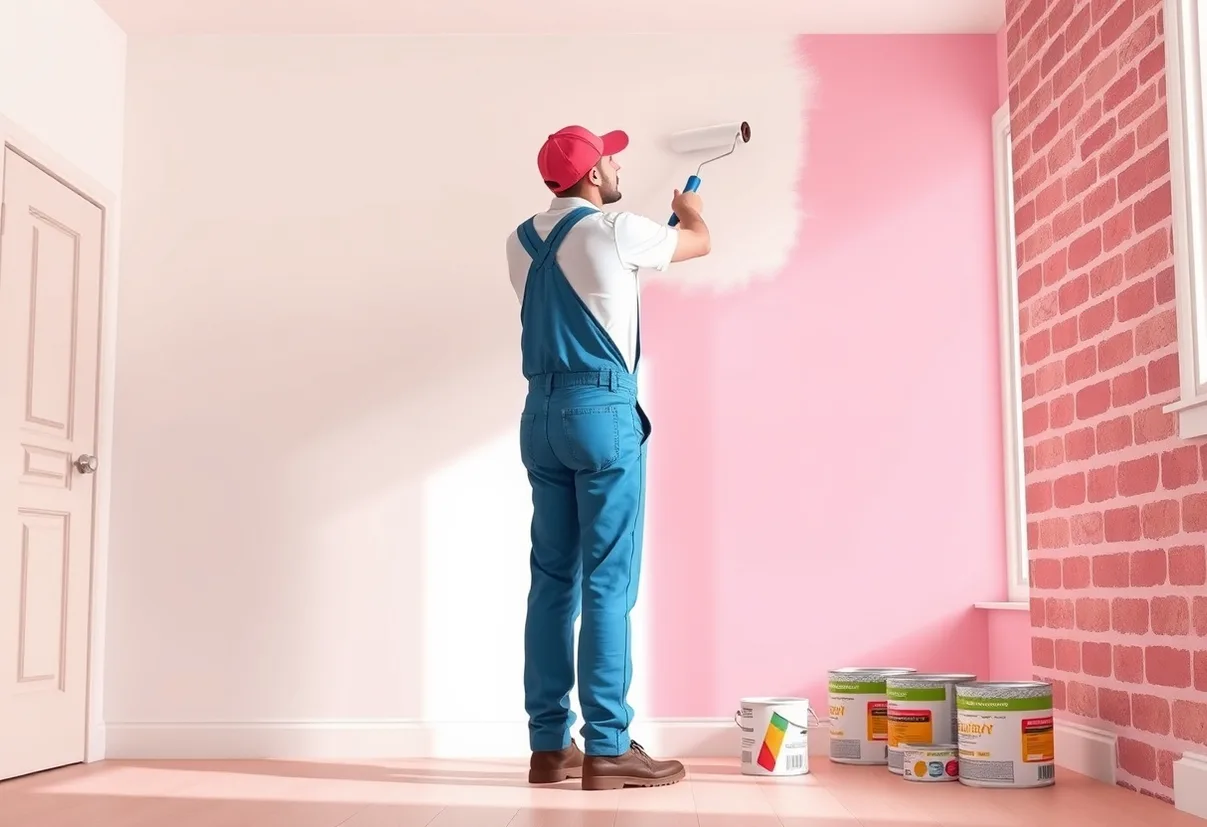 Peintre Saint-Grégoire 35760 en intervention sur un chantier